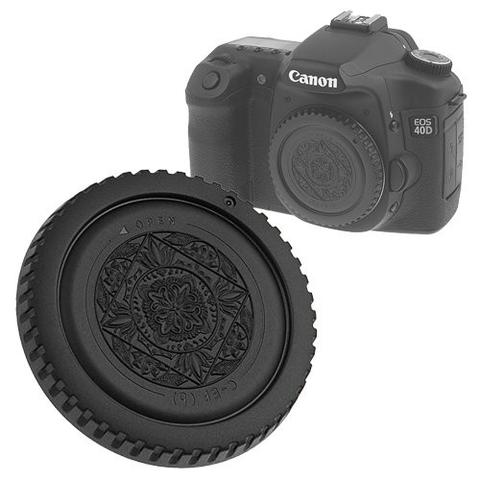 Picture of Fotodiox Cap-Body-EOS-Black Designer Body Cap for All Canon EOS EF & EFS Camera