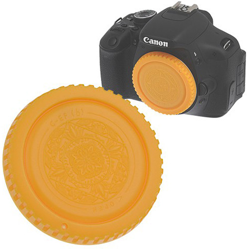 Picture of Fotodiox Cap-Body-EOS-Yellow Designer Body Cap for All Canon EOS EF & EFS Camera, Yellow