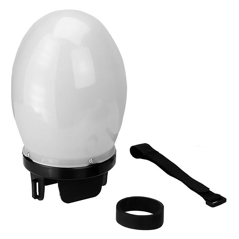 Picture of Fotodiox Diff-Dome-Small Flash Diffuser Dome - Small on Camera Flash & Speedlight Diffuser