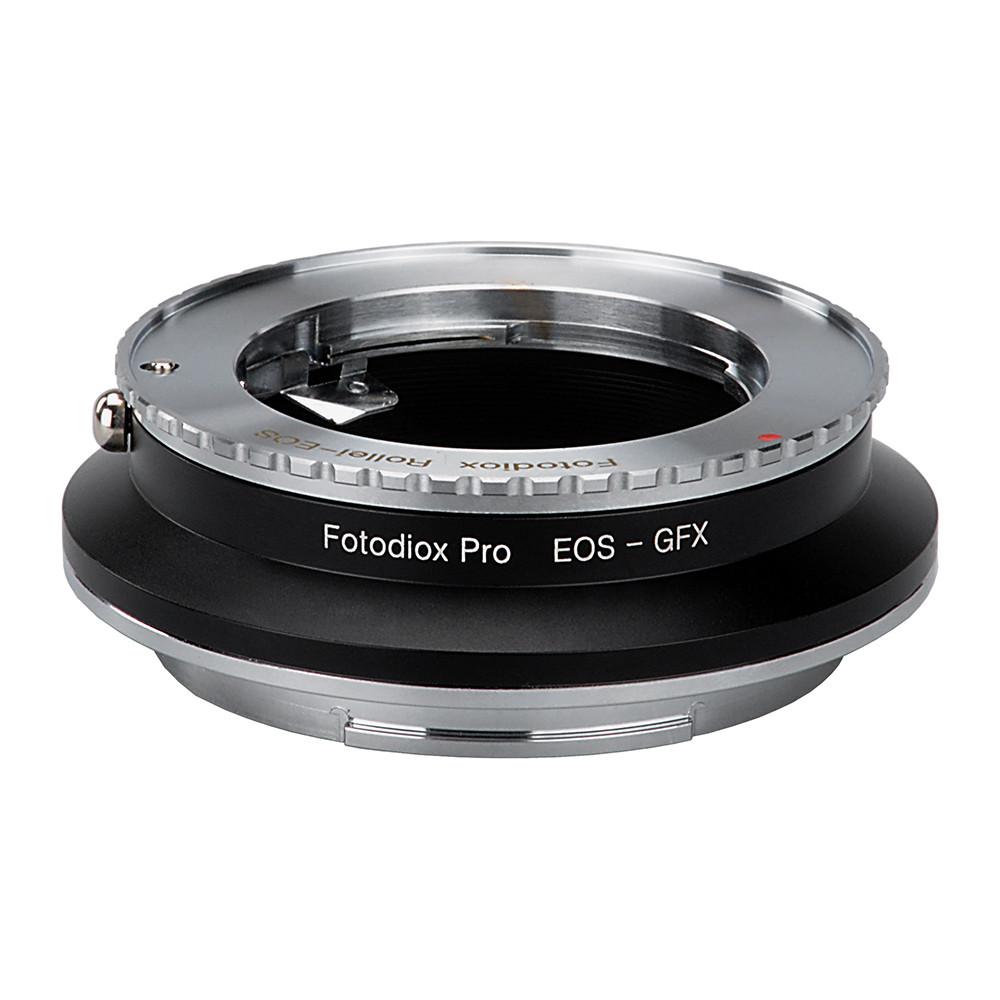 R35-EOS-GFX-Pro Pro Lens Mount Double Adapter for Rollei 35 SLR & Canon EOS D & SLR Lenses to Fujifilm G-Mount GFX