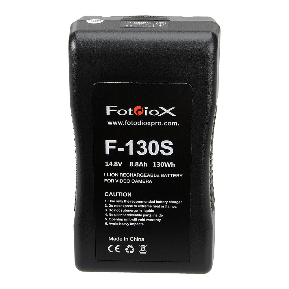 Picture of Fotodiox VBatt-F130S 14.8V Li-Ion V-Mount Battery for Pro, FlapJack & Factor Series LED Light - 130 watt