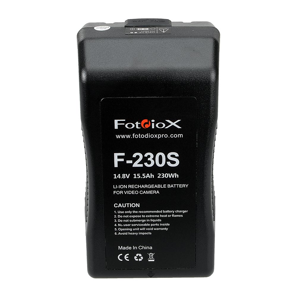 Picture of Fotodiox VBatt-F230S 14.8V Li-Ion V-Mount Battery for Pro, FlapJack & Factor Series LED Light - 230 watt