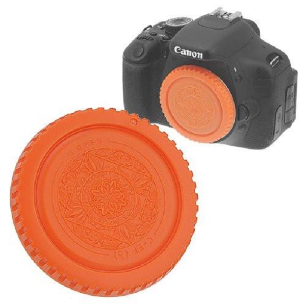 Picture of Fotodiox Cap-Body-Nikon-Orange Designer Body Cap for Nikon F-Mount Camera&#44; Orange