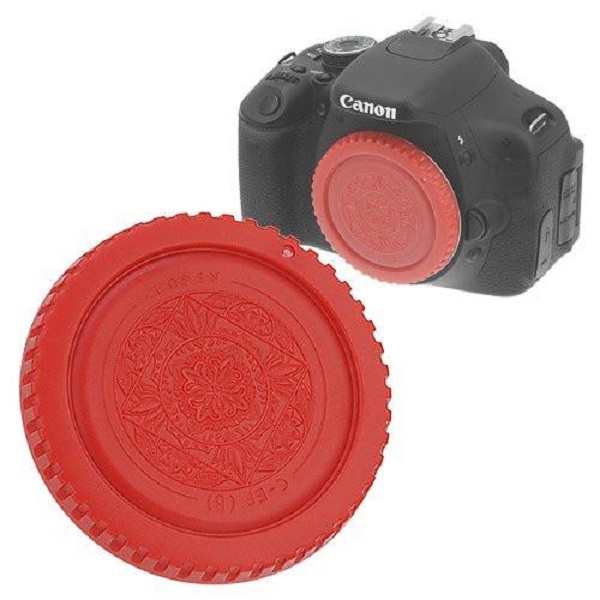 Picture of Fotodiox Cap-Body-Nikon-Red Designer Body Cap for Nikon F-Mount Camera&#44; Red