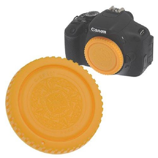 Picture of Fotodiox Cap-Body-Nikon-Yellow Designer Body Cap for Nikon F-Mount Camera&#44; Yellow