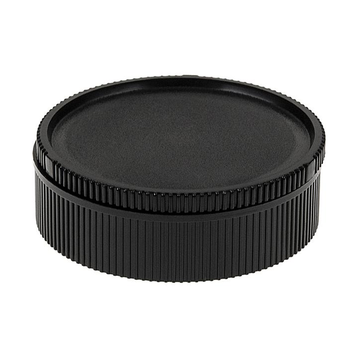 Picture of Fotodiox Cap-Set-LR-BLK Camera Body & Rear Lens Cap Set for Leica Camera & Lens&#44; Black