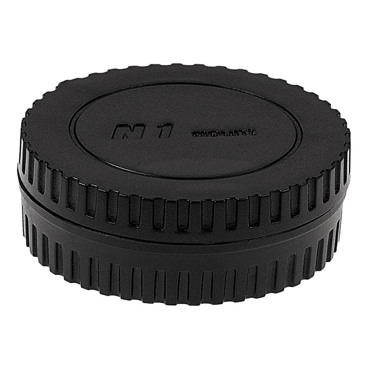 Picture of Fotodiox Cap-Set-N1-BLK Camera Body & Rear Lens Cap Set for Camera & Lens