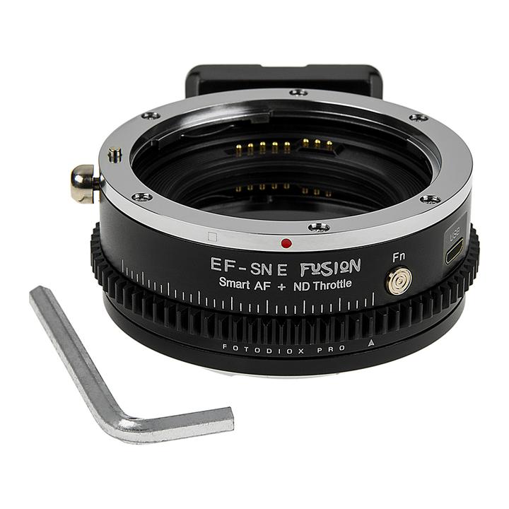 EF-SNE-FSN-NDT-V2 ND Throttle Smart AF Lens Adapter for Canon EOS EF Lens