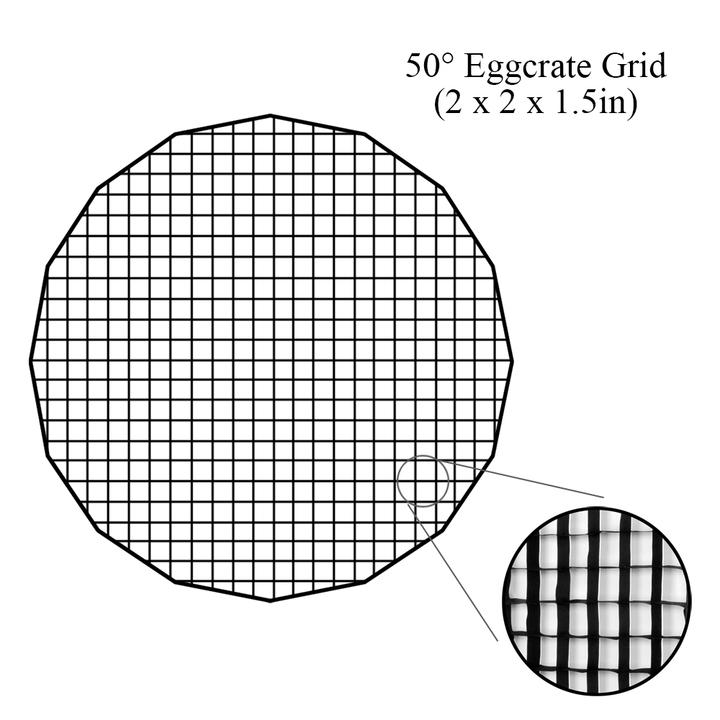 Picture of Fotodiox EZP-DLX-GRD-36 36 in. Eggcrate Grid for EZ-Pro DLX Parabolic Softboxes