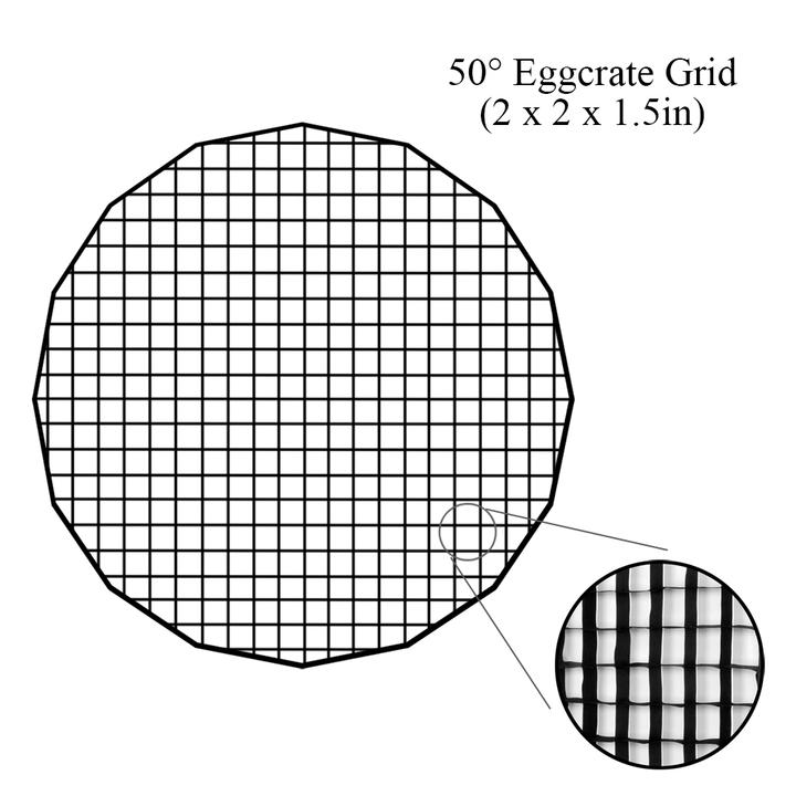 Picture of Fotodiox EZPro-Deep-Cloth-Grid-28in 28 in. Eggcrate Grid for Deep EZ-Pro Parabolic Softboxes