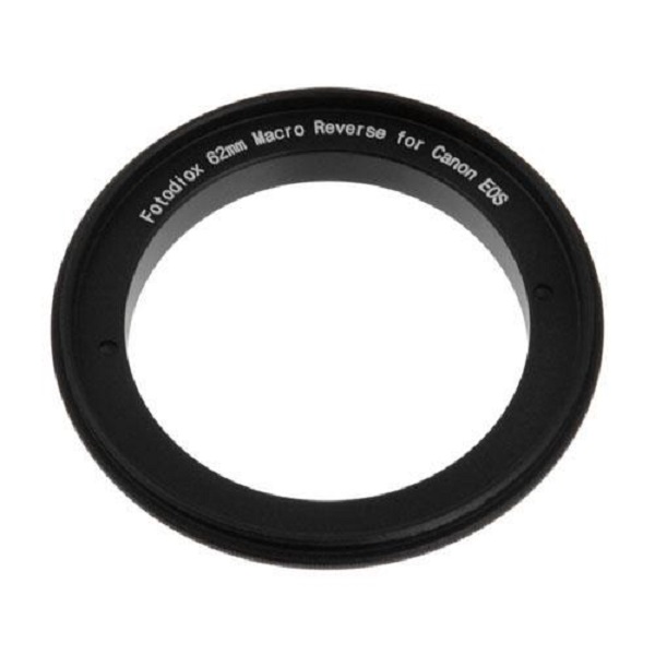 Macro-Reverse-EOS-62mm 62 mm Macro Reverse Adapter for Mounting Lenses with Cameras Filter Thread -  Fotodiox