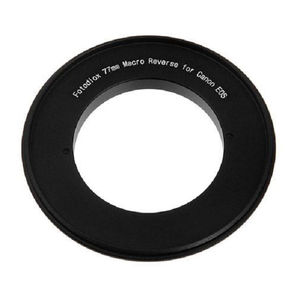Picture of Fotodiox Macro-Reverse-EOS-77mm 77 mm Macro Reverse Adapter for Mounting Lenses with Cameras Filter Thread