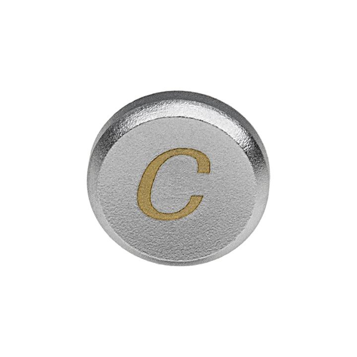 12 mm Soft Shutter Release Button for Contax & Canon Camera, Silver & Yellow