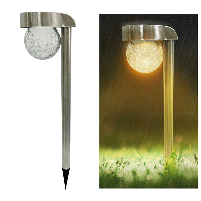 Picture of Crosslight M-FG2022-26 Hanging Crackle Ball Pathway Solar Light&#44; Set of 4