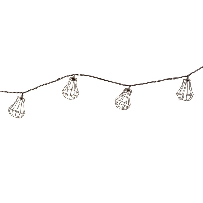 Picture of Crosslight ISS1600261G Solar Metal Caged String Lights