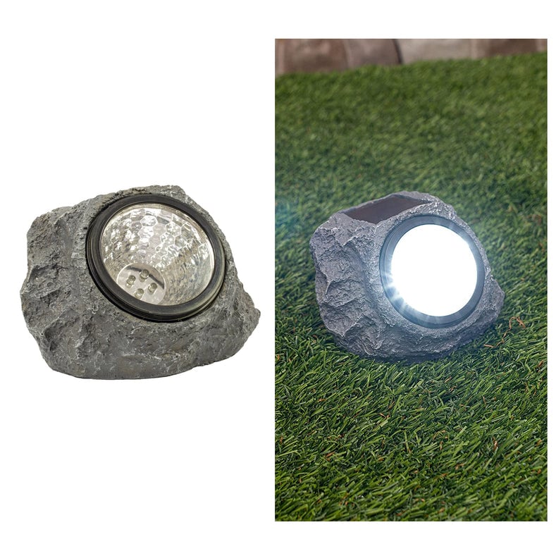 Picture of Crosslight DSS1700171C Solar LED Rock SpotLight, Pack of 2