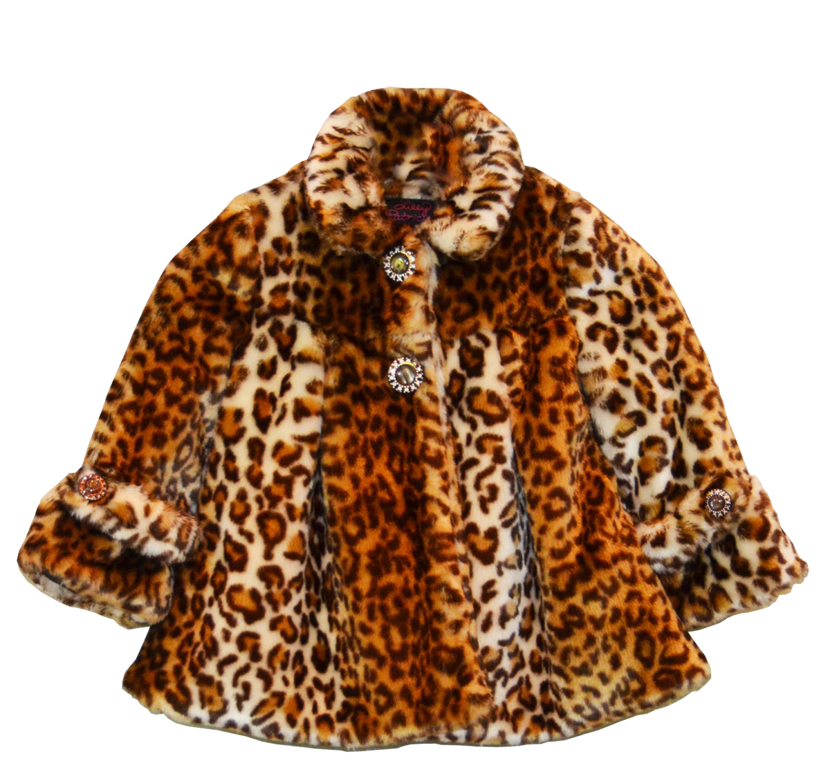 Leopard Coat, Brown - Small