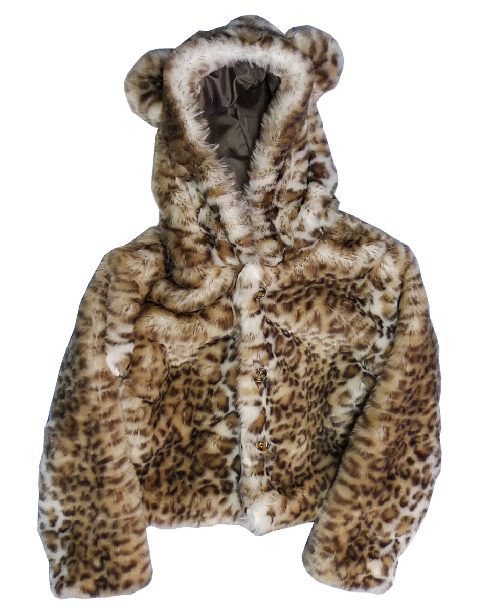 Snow Leopard Hooded Jacket - Small