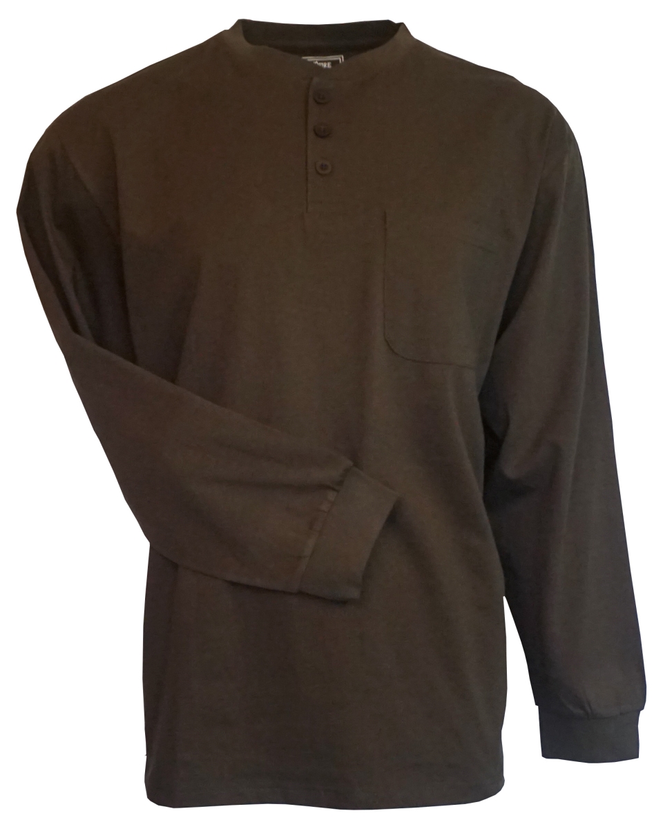 493 35 4XT Sportswear Long Sleeve Pocket 3 button Henley Loden 4X Tall