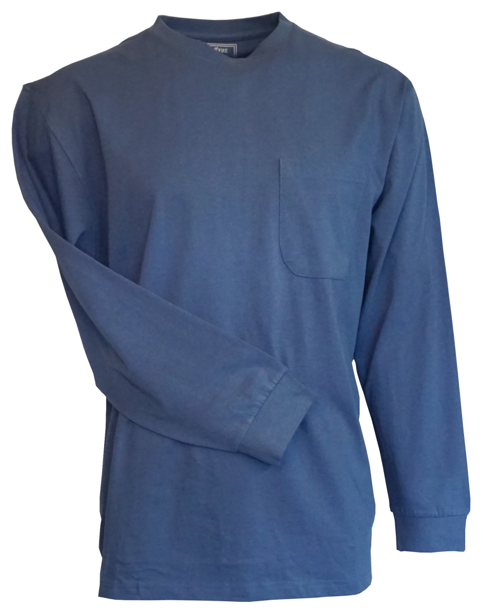 492 25 6XB Sportswear Long Sleeve Pocket T-shirt Denim Heather 6X Big