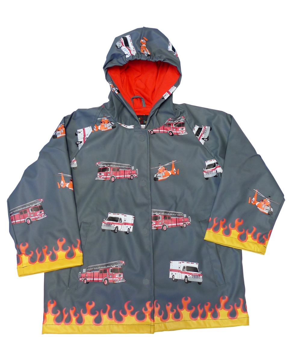 FOX-601-85-6 Childrens Fire Rescue Rain Coat - Size 6