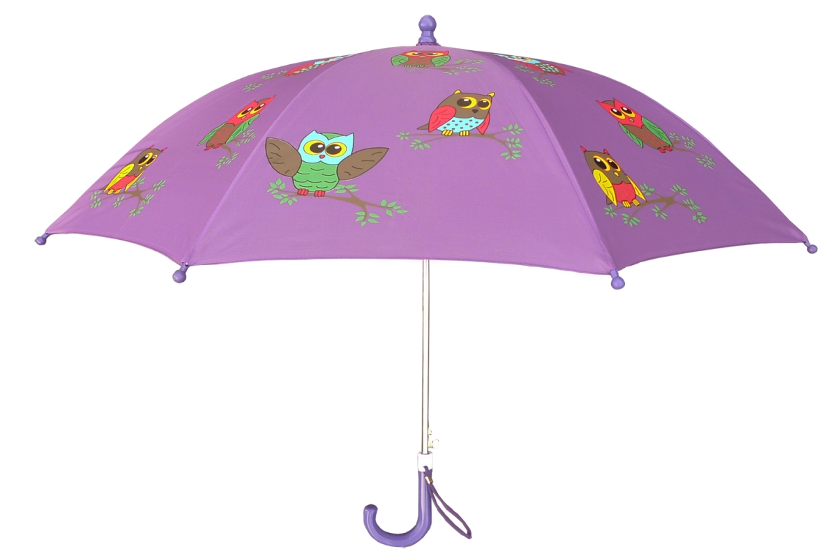 Picture of Foxfire FOX-602-74 Childrens Purple Owls Umbrella - Size 1