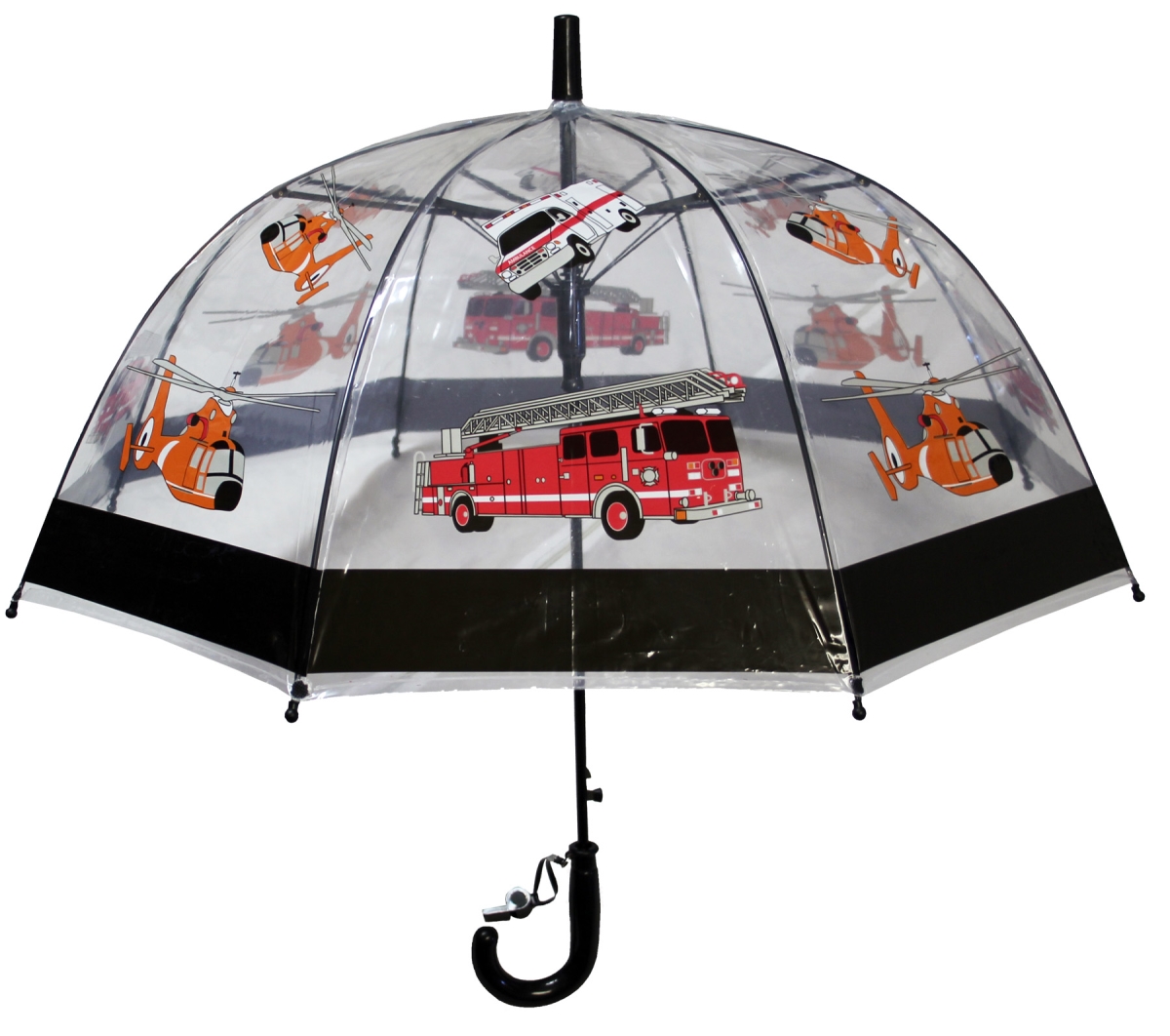 FOX-622-85 Childrens Clear Fire Rescue Umbrella - Size 1
