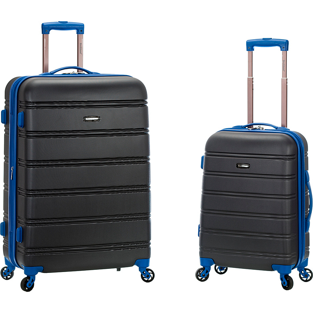 Picture of Rockland F225-GREY 20 x 28 in. Expandable Abs Spinner Suitcase Set&#44; Grey - 2 Piece