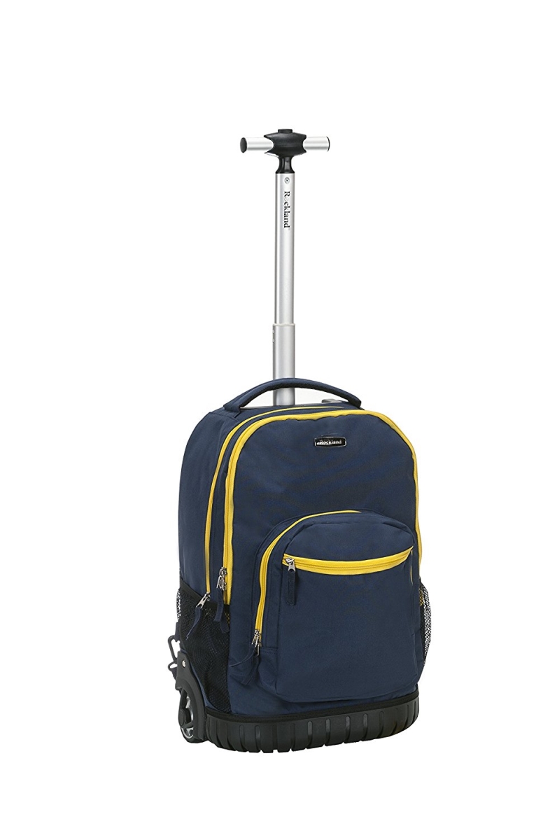 Picture of Rockland R02-NAVY 19 in. Rolling Backpack Multipurpose Suitcase&#44; Navy