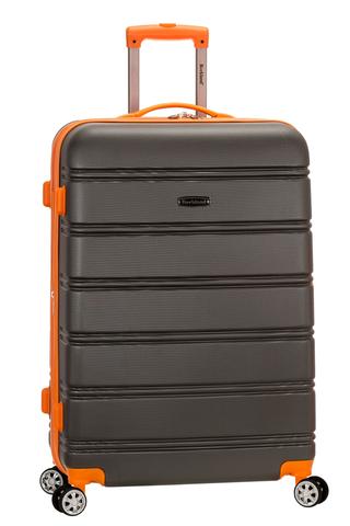 28 in. Expandable ABS Dual Wheel Spinner Luggage - Charcoal