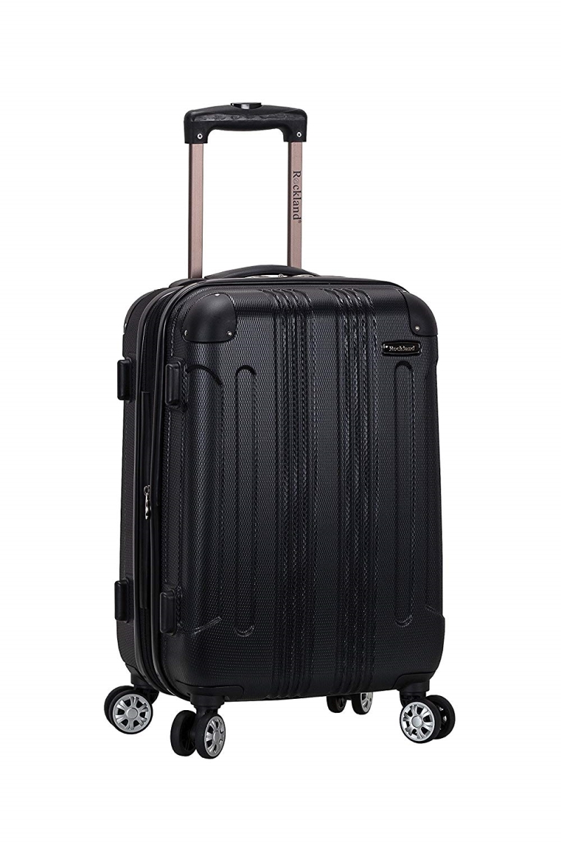 Picture of Rockland F1901-BLACK Sonic ABS Upright Spinner Luggage - Black