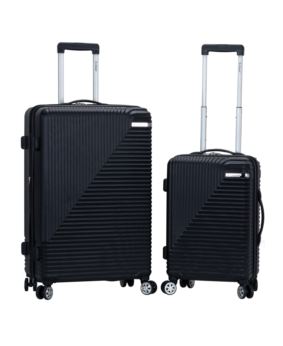 Star Trail ABS Luggage Set, Black - 2 Piece