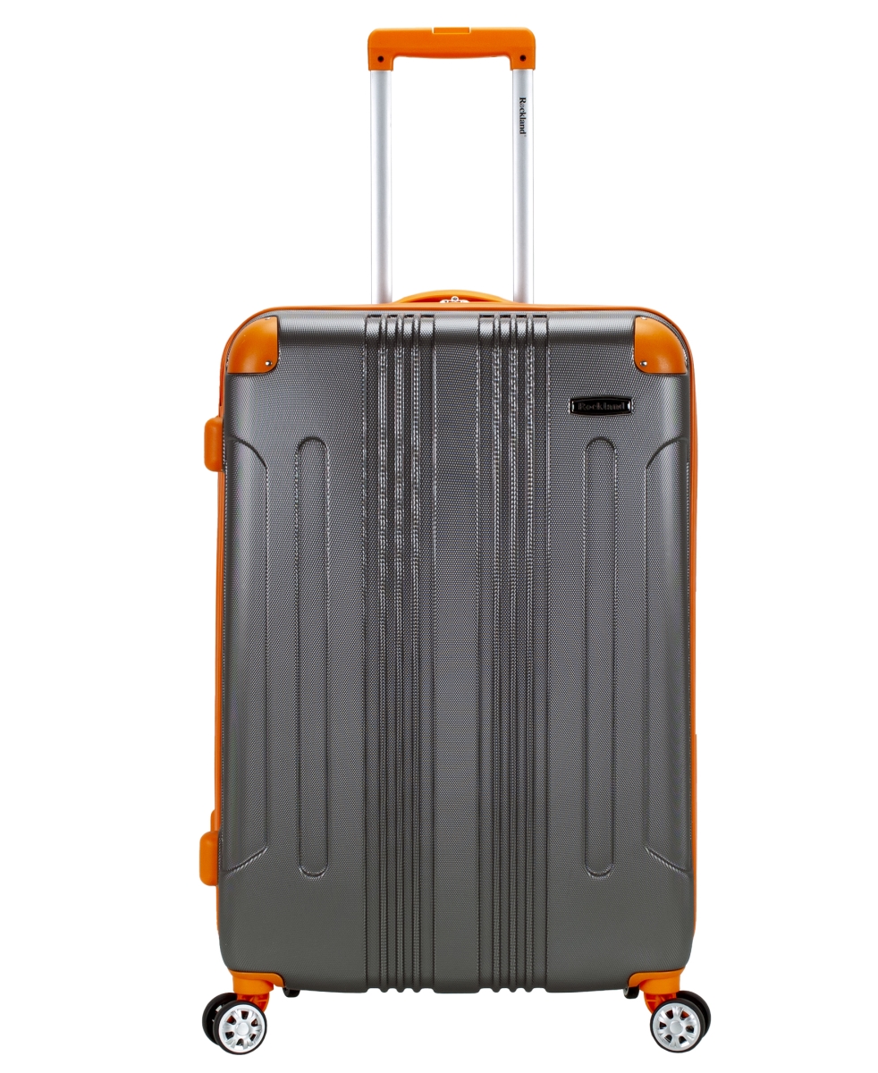 F1903-CHARCOAL London Hardside Expandable Spinner Wheel Luggage, Charcoal