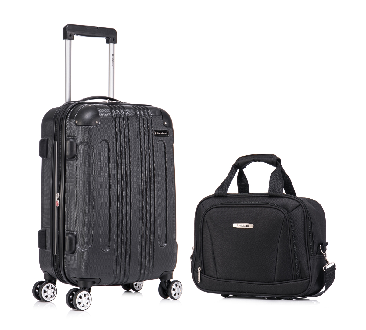 Picture of Rockland F1902-BLACK London Hardside Spinner Wheel Luggage with 20 in. Carry-on & 14 in. Tote&#44; Black