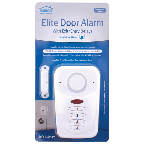Sabre Elite Door Alarm - White