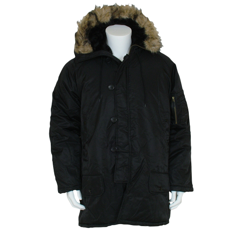 Picture of Fox Outdoor 63-11BL BLACK S   GI Style N-3B Parka 