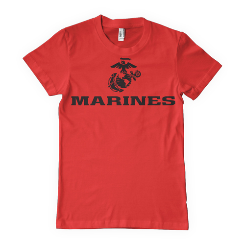 Marines One-Sided Imprinted T-Shirt
