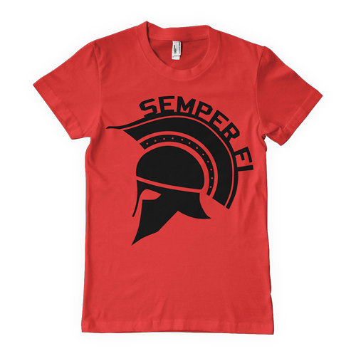 Marines One-Sided Imprinted T-Shirt