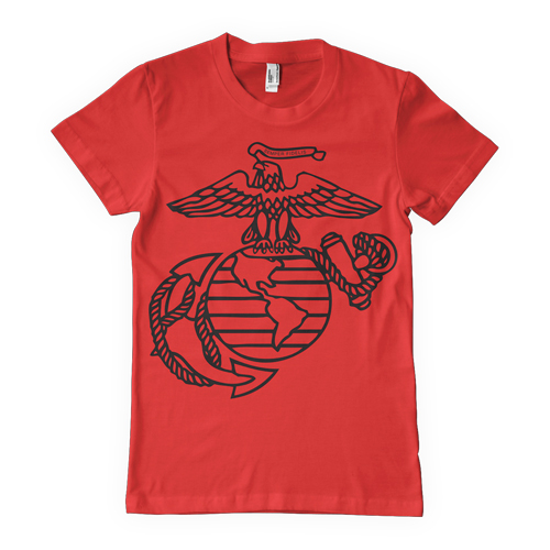 Marines One-Sided Imprinted T-Shirt
