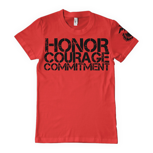 Marines One-Sided Imprinted T-Shirt