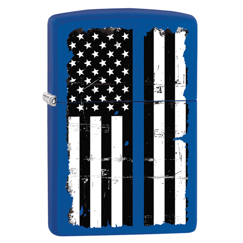 Picture of Fox Outdoor 86-05482 Zippo Lighter Thin Blue Line 