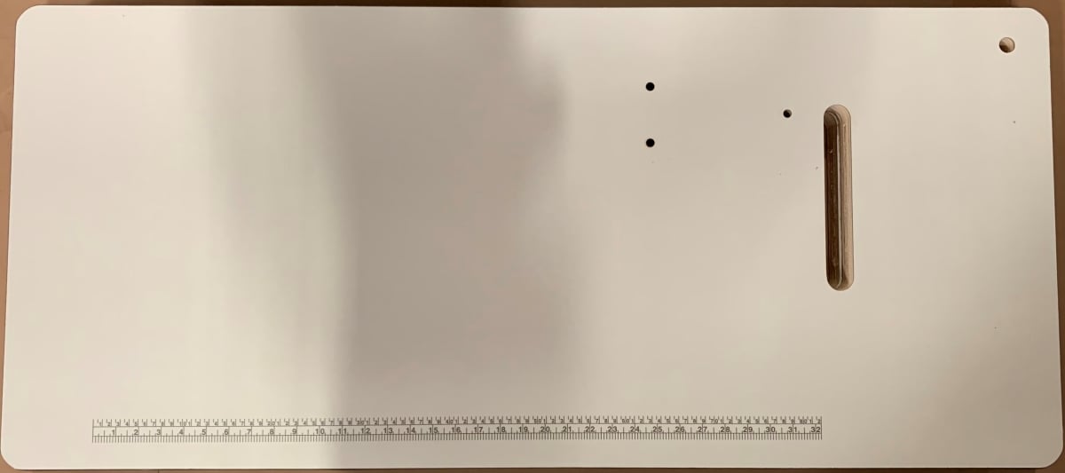 Industrial Sewing Tabletop /  with Belt Slot