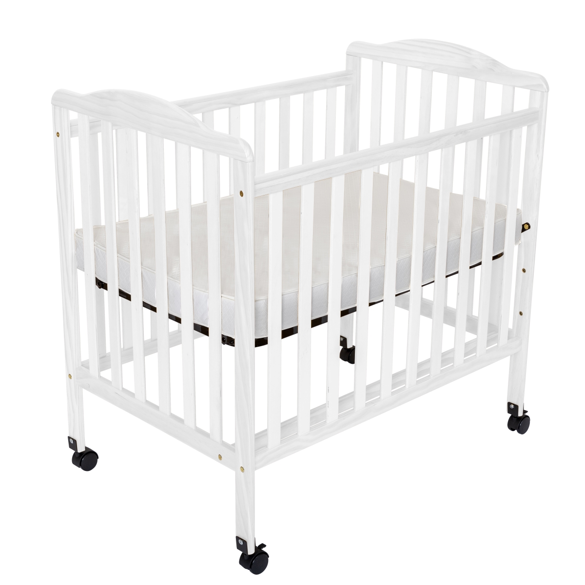 Picture of Fizzy Baby Import 960-W Crib 3 Position&#44; White - Mini Size