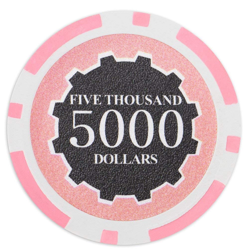 Picture of Brybelly CPEC-5000 14 g Eclipse Poker Chips - Clay Composite - 5000 Dollar
