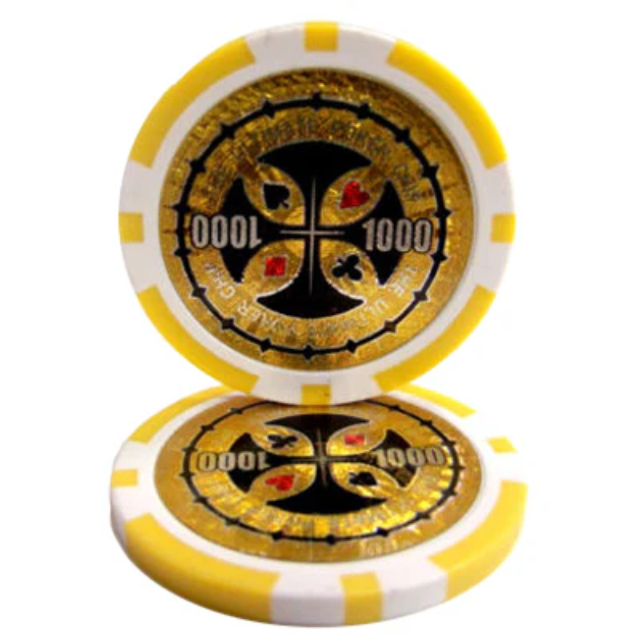 Picture of Brybelly CPUP-1000 14 g The Ultimate Poker Chips - Clay Composite - 1000 Dollar
