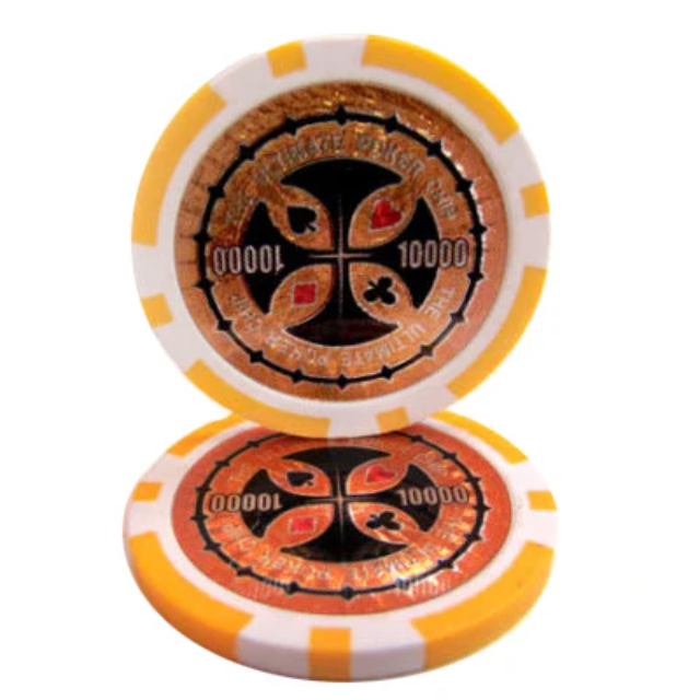 Picture of Brybelly CPUP-10000 14 g The Ultimate Poker Chips - Clay Composite - 10000 Dollar