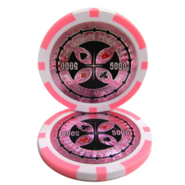 Picture of Brybelly CPUP-5000 14 g The Ultimate Poker Chips - Clay Composite - 5000 Dollar