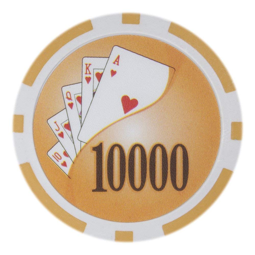 Picture of Brybelly CPYY-10000 14 g Yin Yang Poker Chips - Clay Composite - 10000 Dollar
