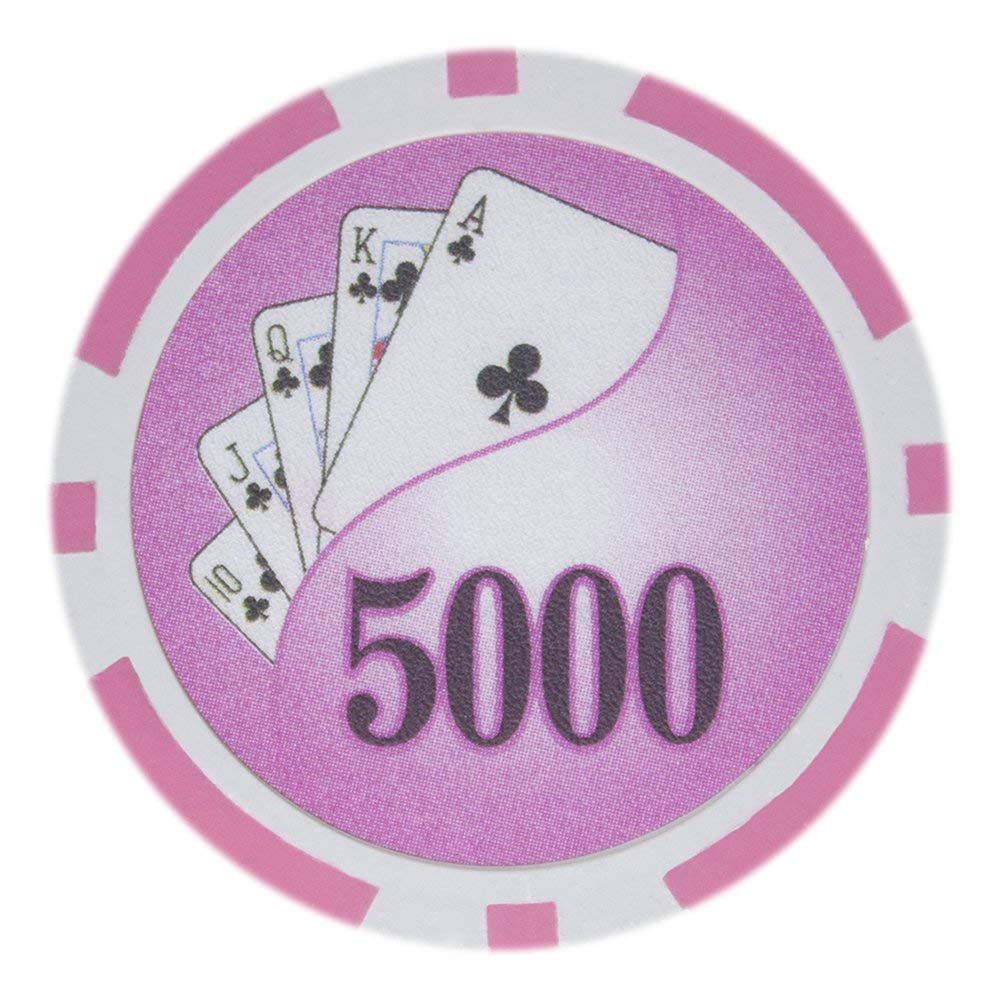 Picture of Brybelly CPYY-5000 14 g Yin Yang Poker Chips - Clay Composite - 5000 Dollar
