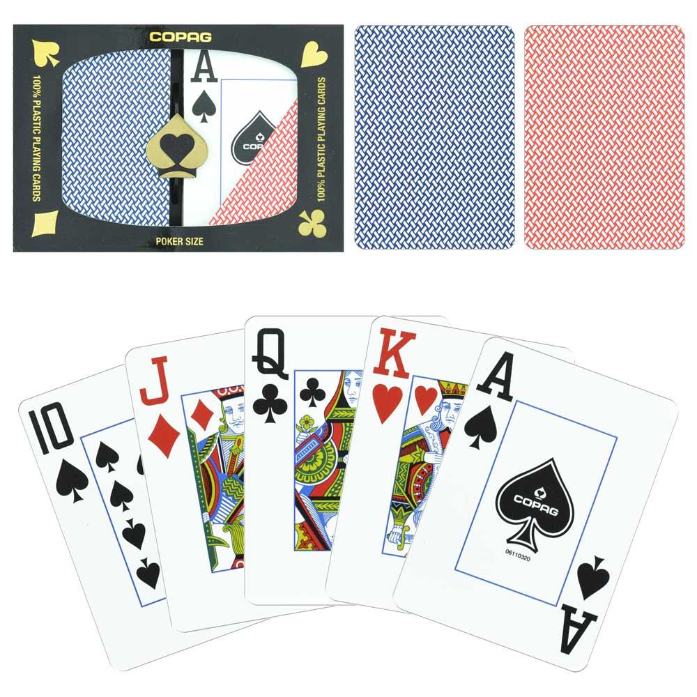 GCOP-105 Export Plastic Playing Cards - Poker Size - Jumbo Index